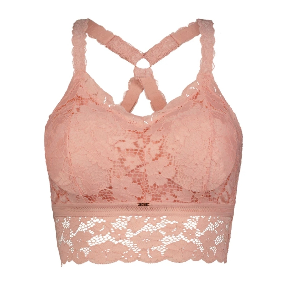 Jady K NWOT Juliette Deluxe Racerback Lace Bralette L/XL